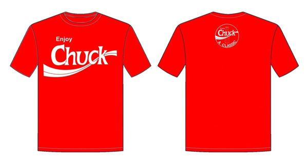 Mens - Enjoy Chuck T-Shirt - RED