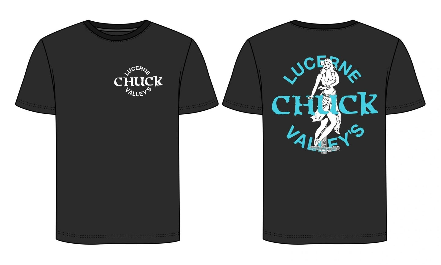 Mens - Black Hulaville T-Shirt
