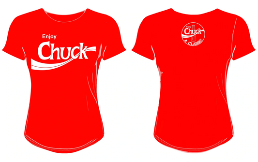Womens - Enjoy Chuck T-Shirt - Red