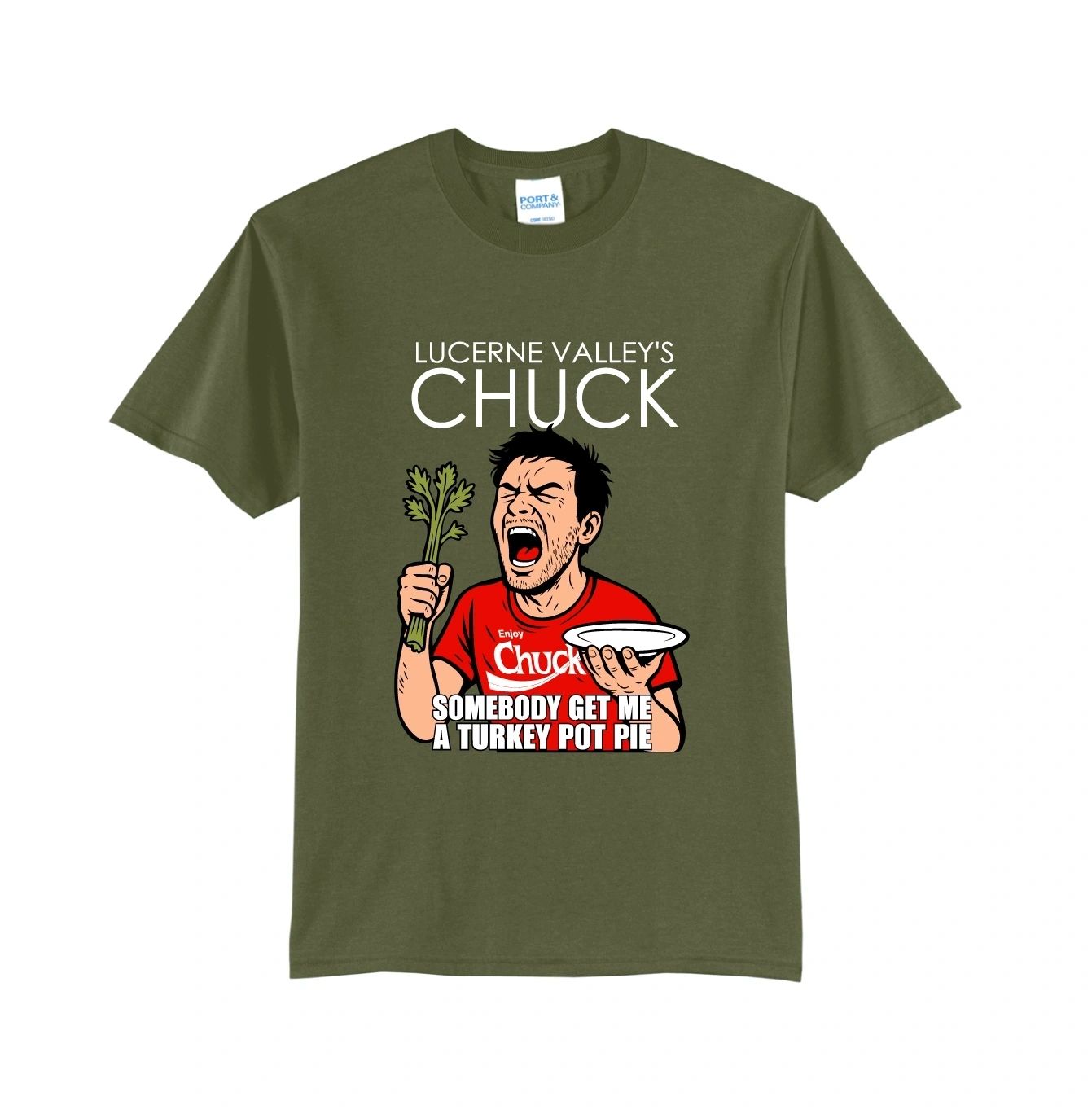 Mens - Pot Pie T-Shirt - Green